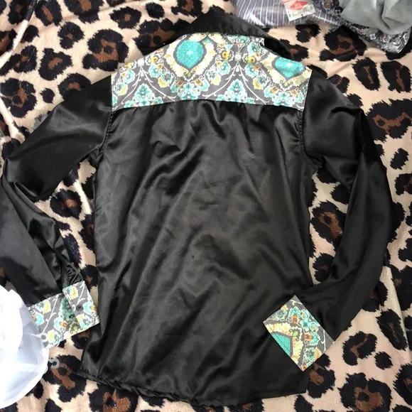 Thunderbird Brand Rodeo Shirt black satin - Picture 7 of 8